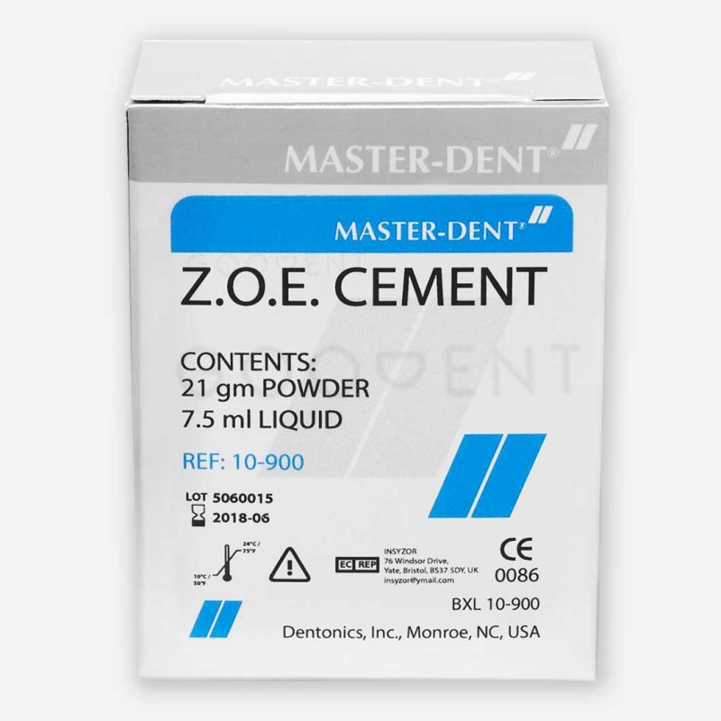 سمان موقت زینک اکساید اوژنول مستردنت Masterdent Z.O.E. Cement