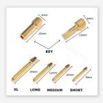 پین برنجی آسورت دنکو / Denco Gold Plated Screw Post