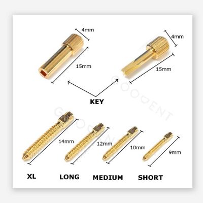 پین برنجی آسورت دنکو / Denco Gold Plated Screw Post